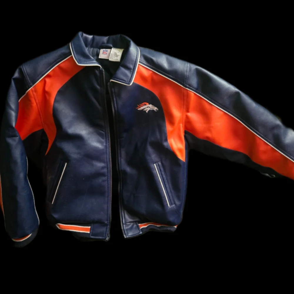 Vintage‎ Broncos Leather Jacket